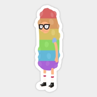 Rainbow Pickle Tina Sticker